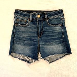 American Eagle Women’s Hi-Rise Denim Shorts
